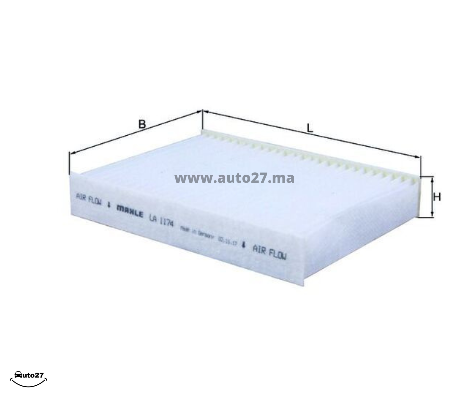 Filtre de climatisation / filtre d'habitacle CITROEN C1