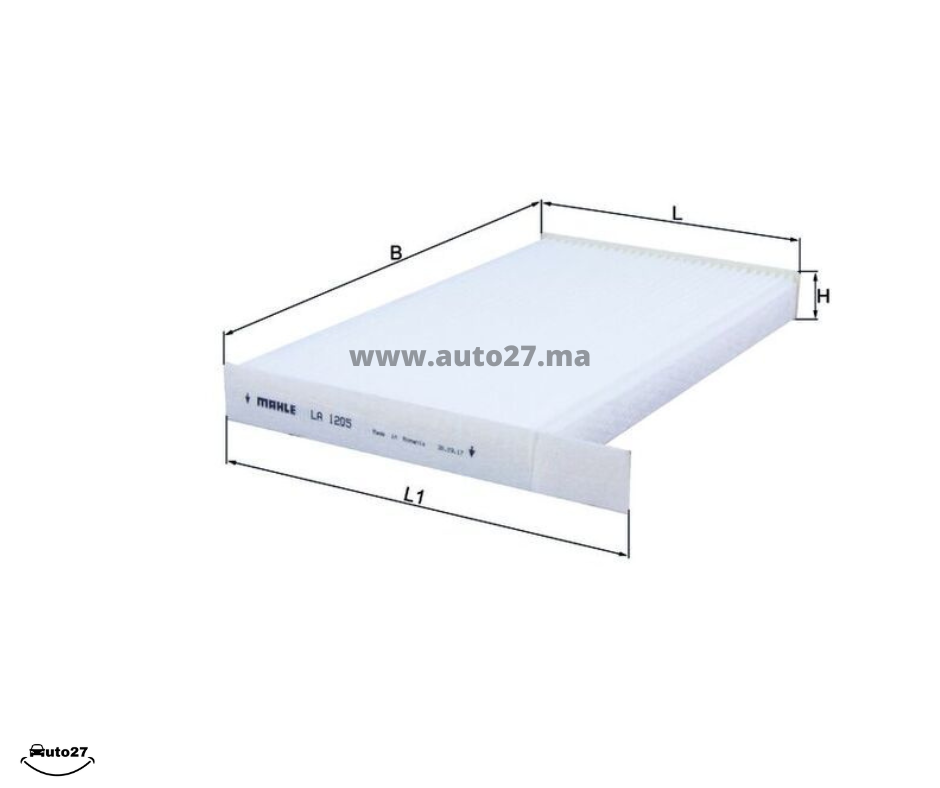 Filtre de climatisation / filtre d'habitacle RENAULT FLUENCE