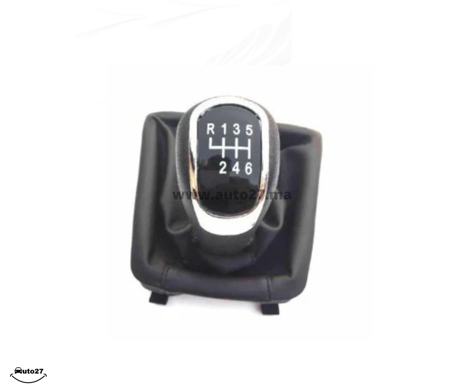 Pommeau et soufflet levier de vitesse pour SKODA SUPERB / OCTAVIA ( 5 VITESSES / 6 VITESSES )