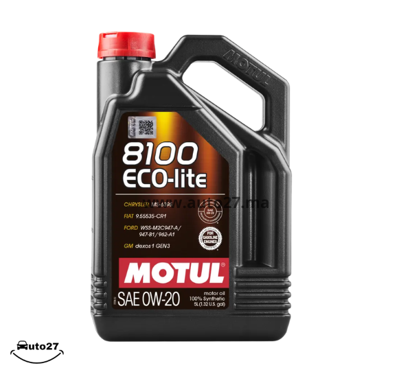 MOTUL 8100 ECO-LITE 0W-20 5L STD