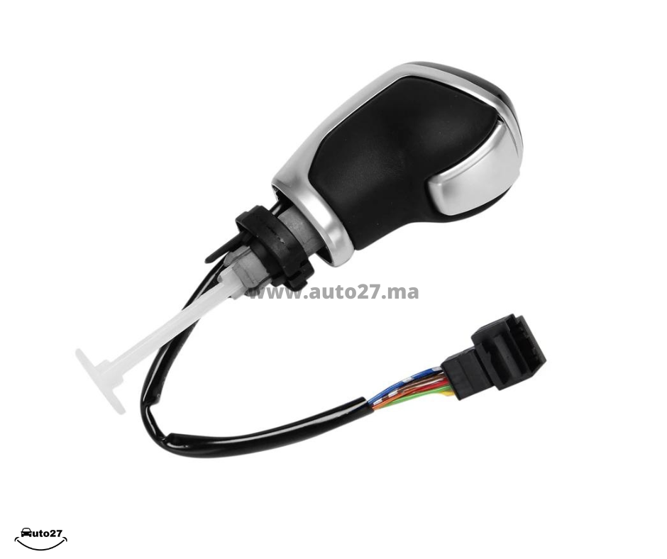 POMMEAU LEVIER DE VITESSES VOLKSWAGEN Golf 6, GOLF 7, PASSAT B7, B8, TIGUAN MK2, DSG, 8X LED BLEU