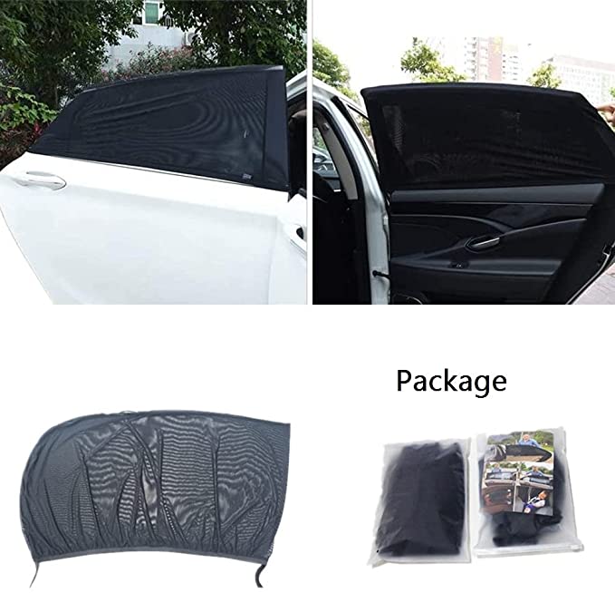 Pare Soleil Voiture arrière , Chaussette, 2 pièces STD